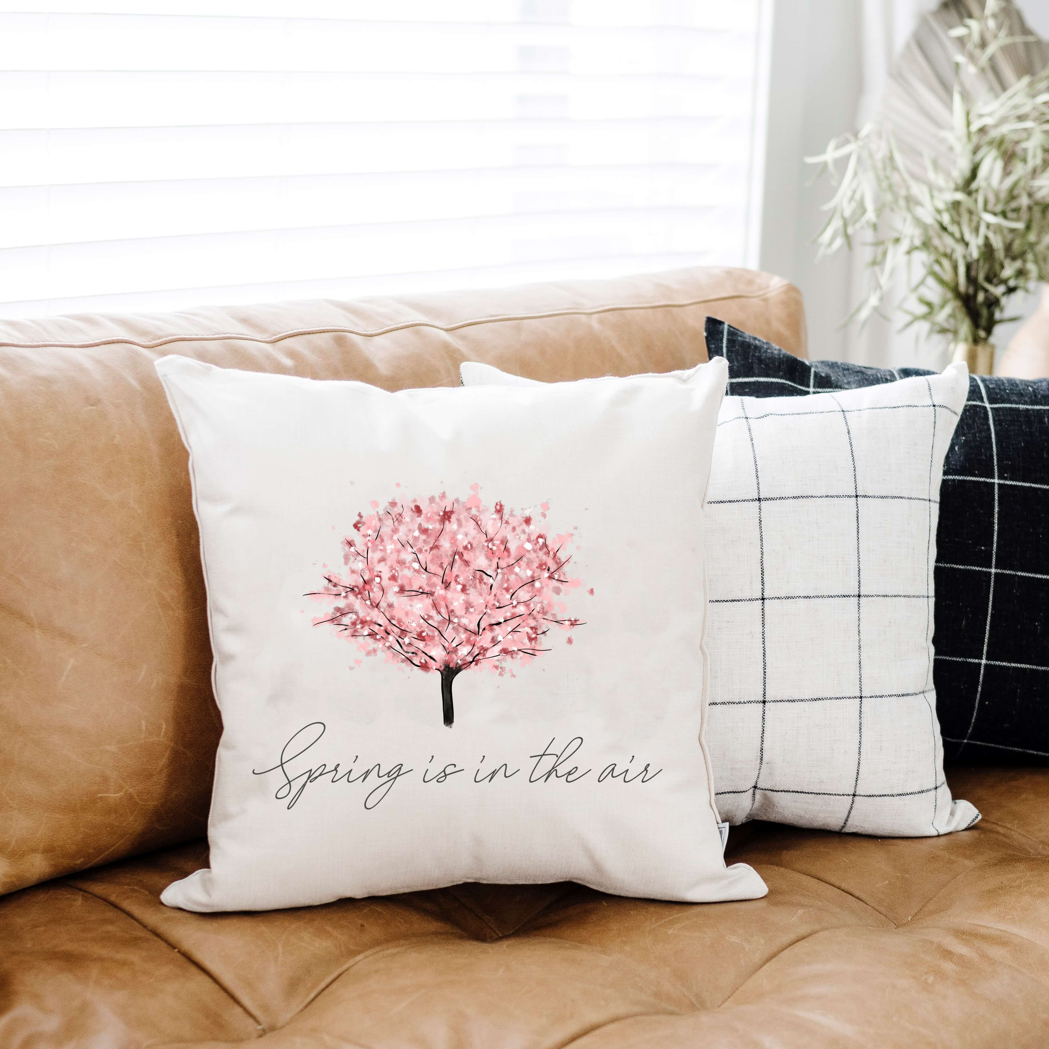 Cherry Blossom Tree- Pillow Cover 18x18 inch Main image