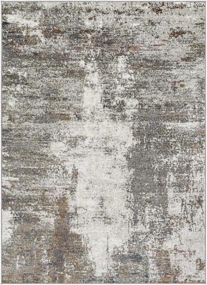 Duval Taupe Abstract Area Rug 5'3" x 7' Rectangle
