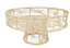 Starburst Handwoven Iraca Fruit Stand Classic Solid Color Natural