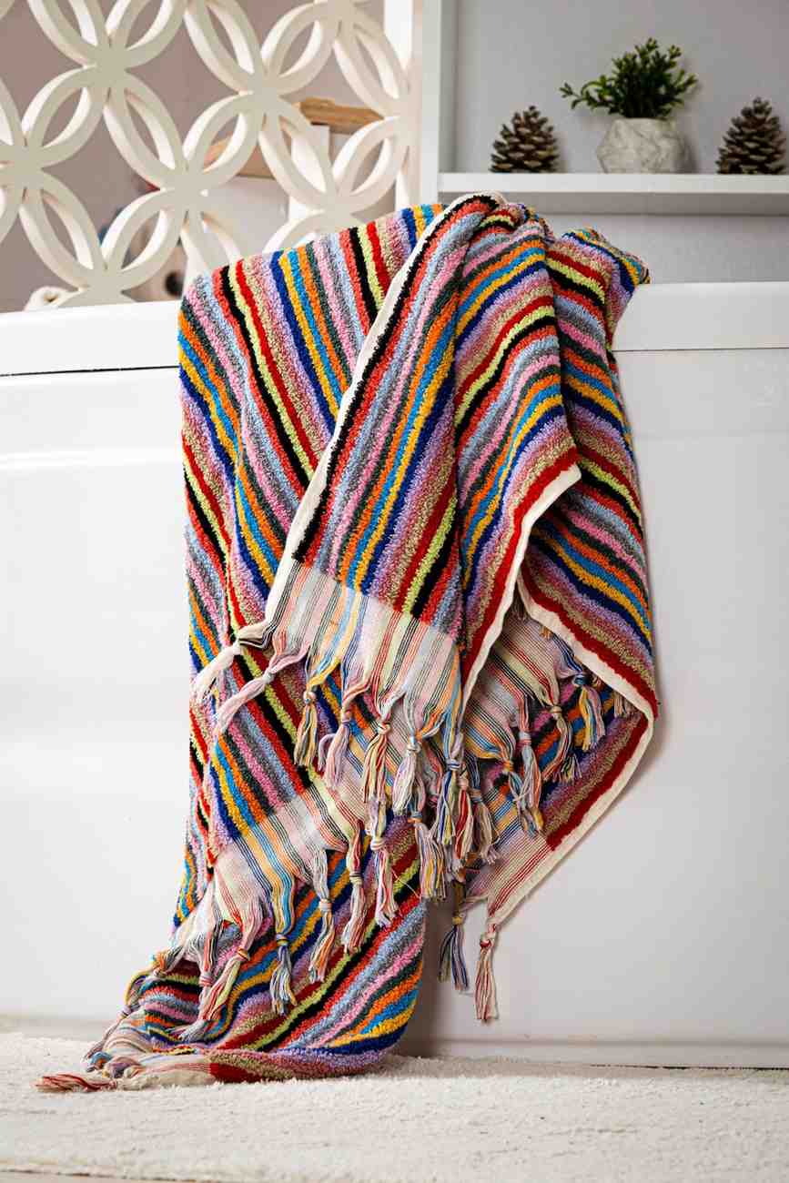 Striped Bath Towel Main image