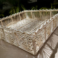 Sunshine Rectangle Handwoven Iraca Decorative Tray
