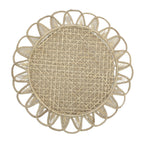 Luminous Woven Placemat Solid Color Natural