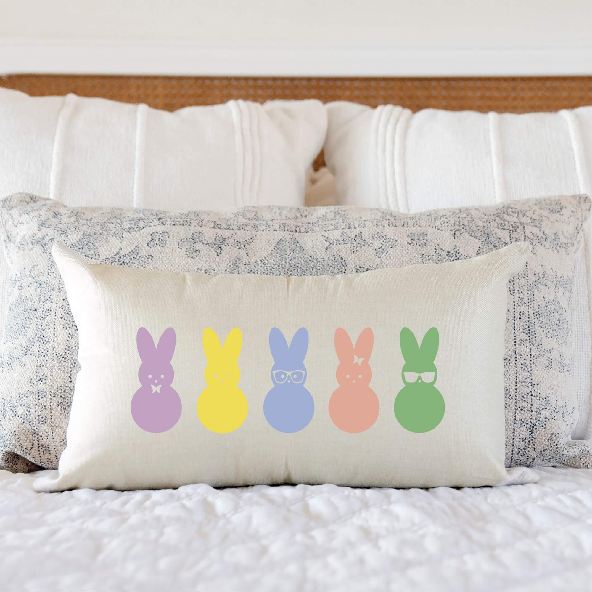 Sweet Peeps- Spring Pillow Cover 12x20 inch Main image