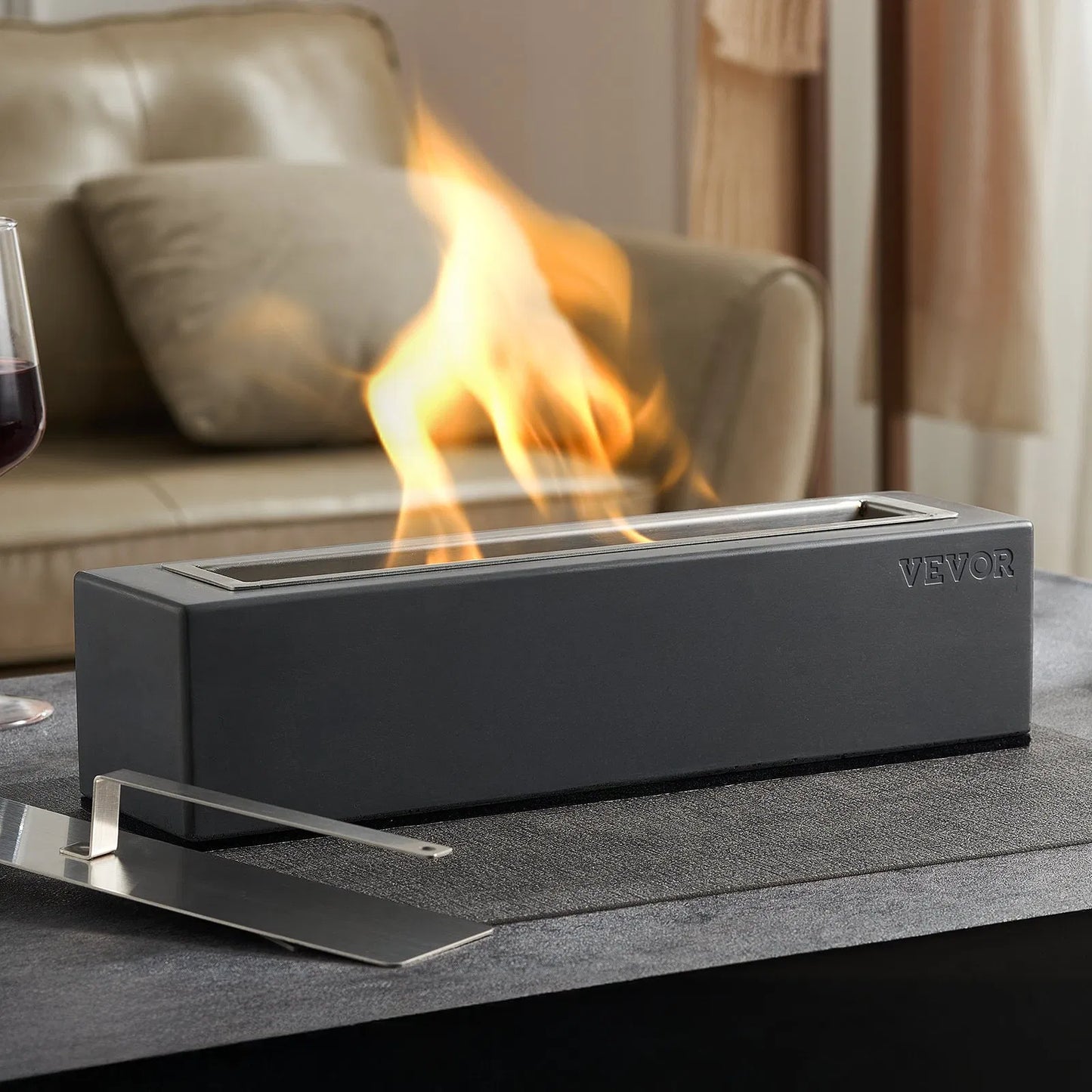 Tabletop Concrete Fire Pit For Indoor or Outdoor