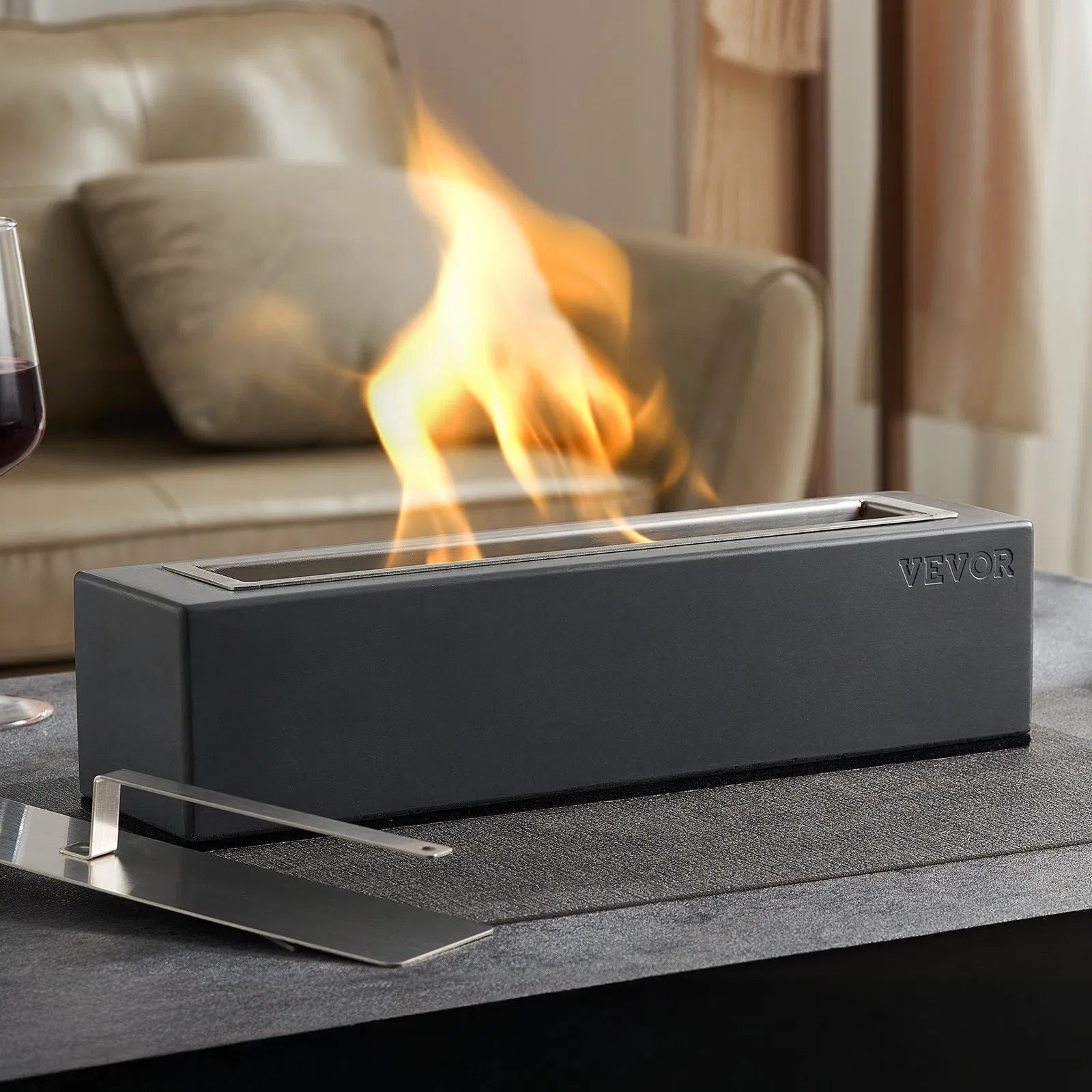 Tabletop Concrete Fire Pit For Indoor or Outdoor