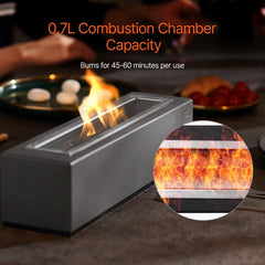 Tabletop Concrete Fire Pit For Indoor or Outdoor