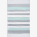 Teal & Gray Cape Cod Turkish Towel