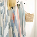 Teal & Gray Cape Cod Turkish Towel