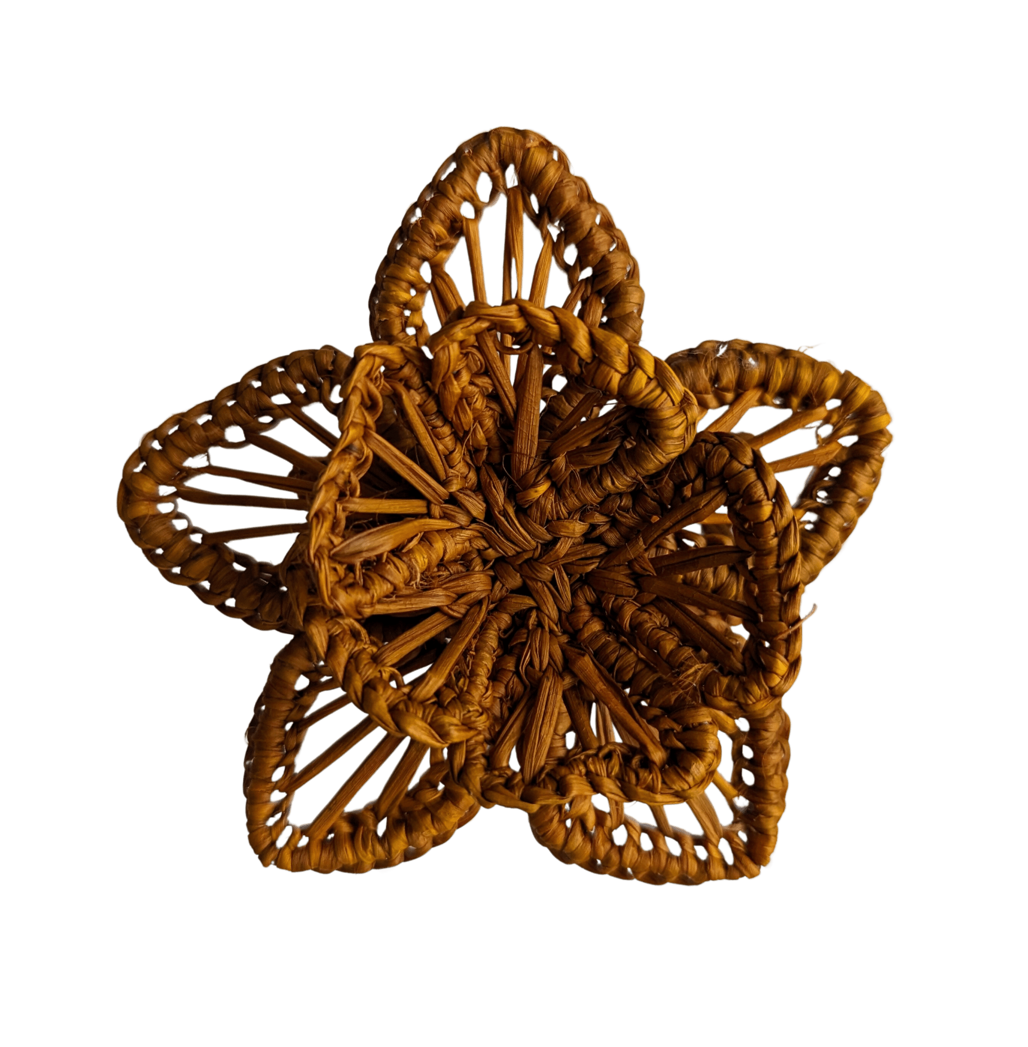 Thanksgiving Star Flower Woven Napkin Ring