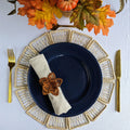 Thanksgiving Star Flower Woven Napkin Ring