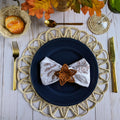 Thanksgiving Star Flower Woven Napkin Ring