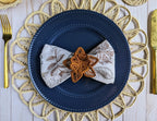 Thanksgiving Star Flower Woven Napkin Ring