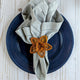 Thanksgiving Star Flower Woven Napkin Ring