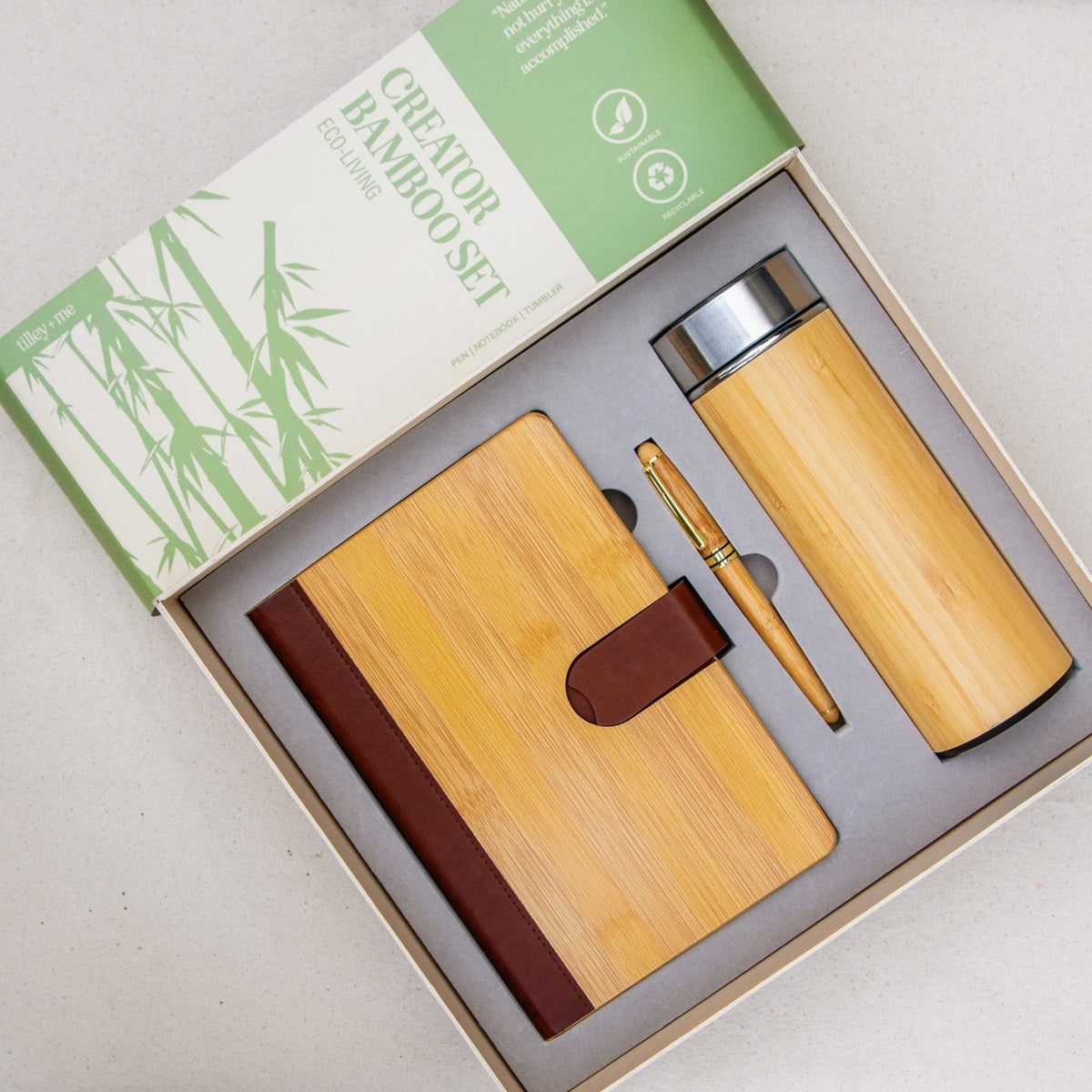 The Pepperdine Bamboo Set