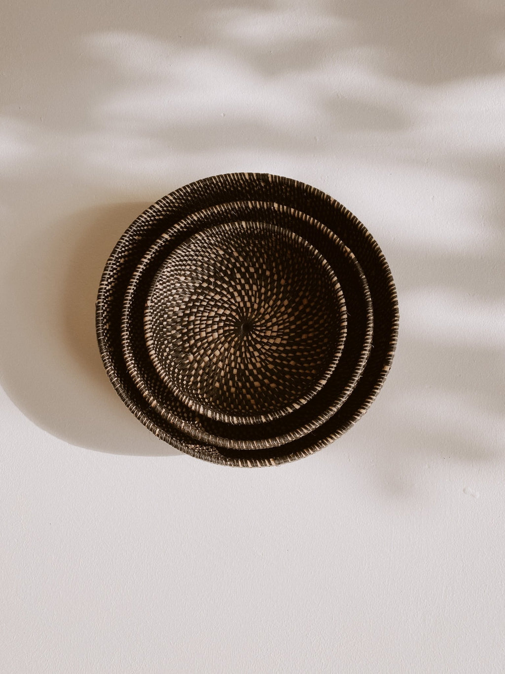 Tiga Woven Nesting Bowls Black