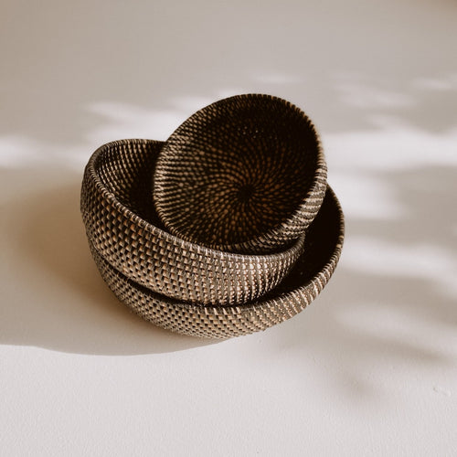 Tiga Woven Nesting Bowls