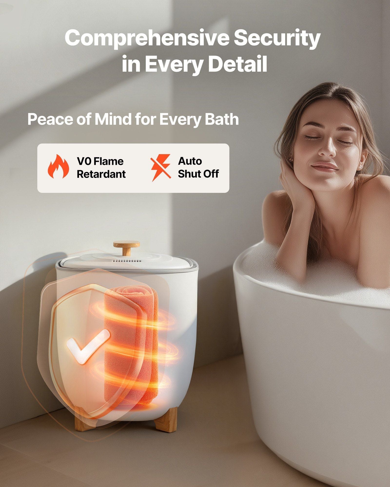 Towel Warmer Bucket – 25L Luxury Bathroom & Home Spa Essential