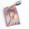 Olive Wood Heart Teaspoon Pair