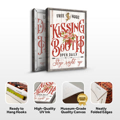 Valentines Day Kissing Booth Sign