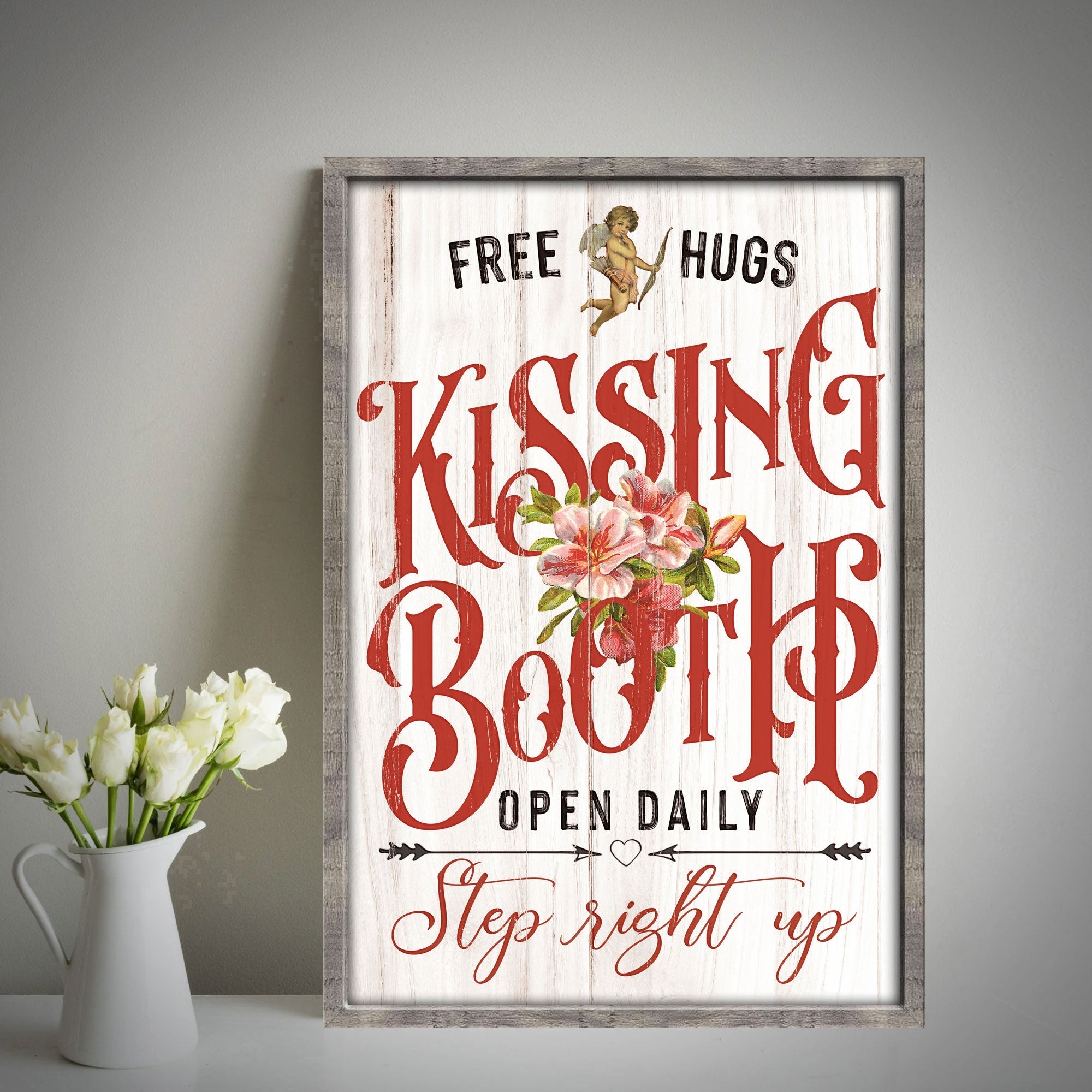 Valentines Day Kissing Booth Sign Secondary image
