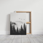Misty Woodland Reverie Gallery Canvas