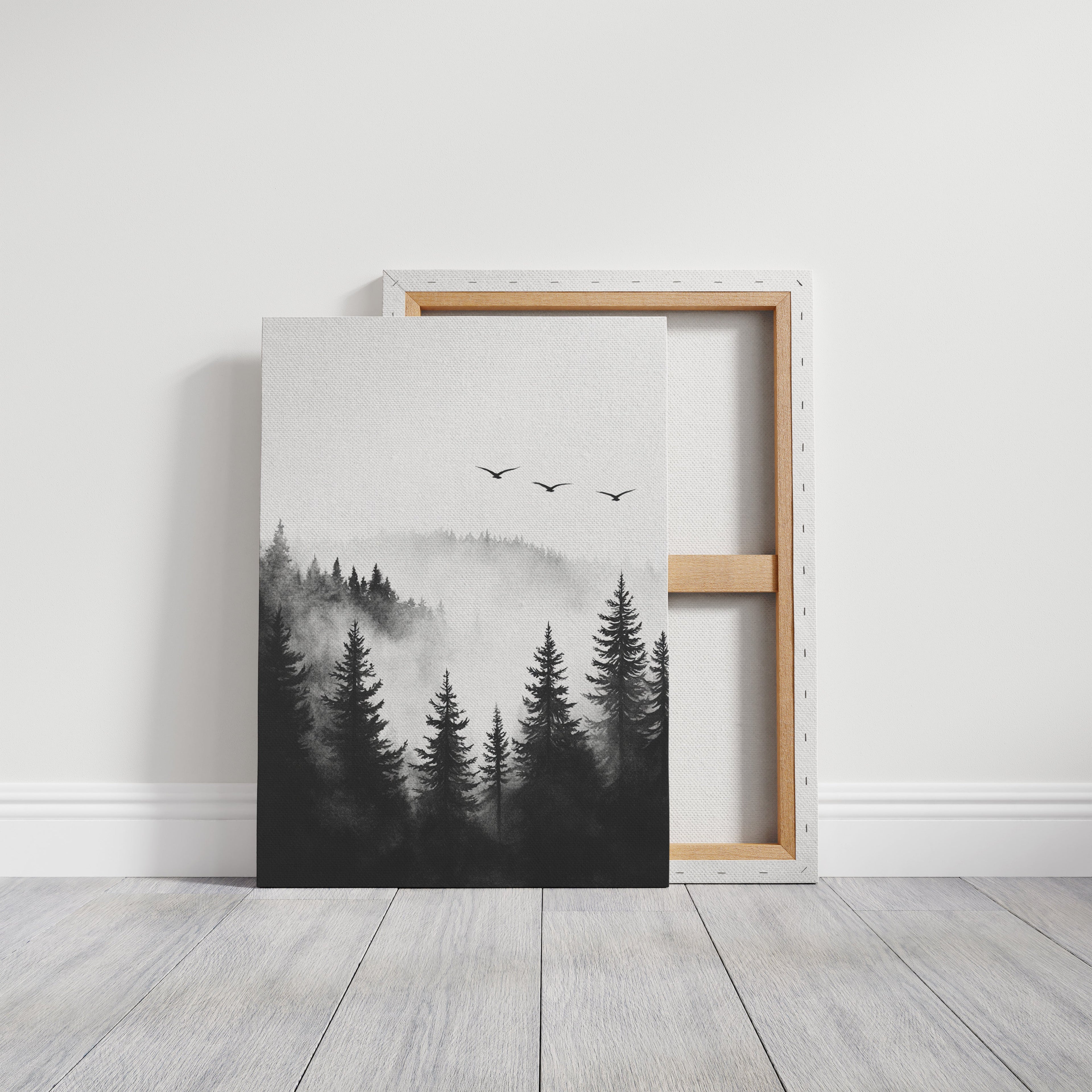 Misty Woodland Reverie Gallery Canvas
