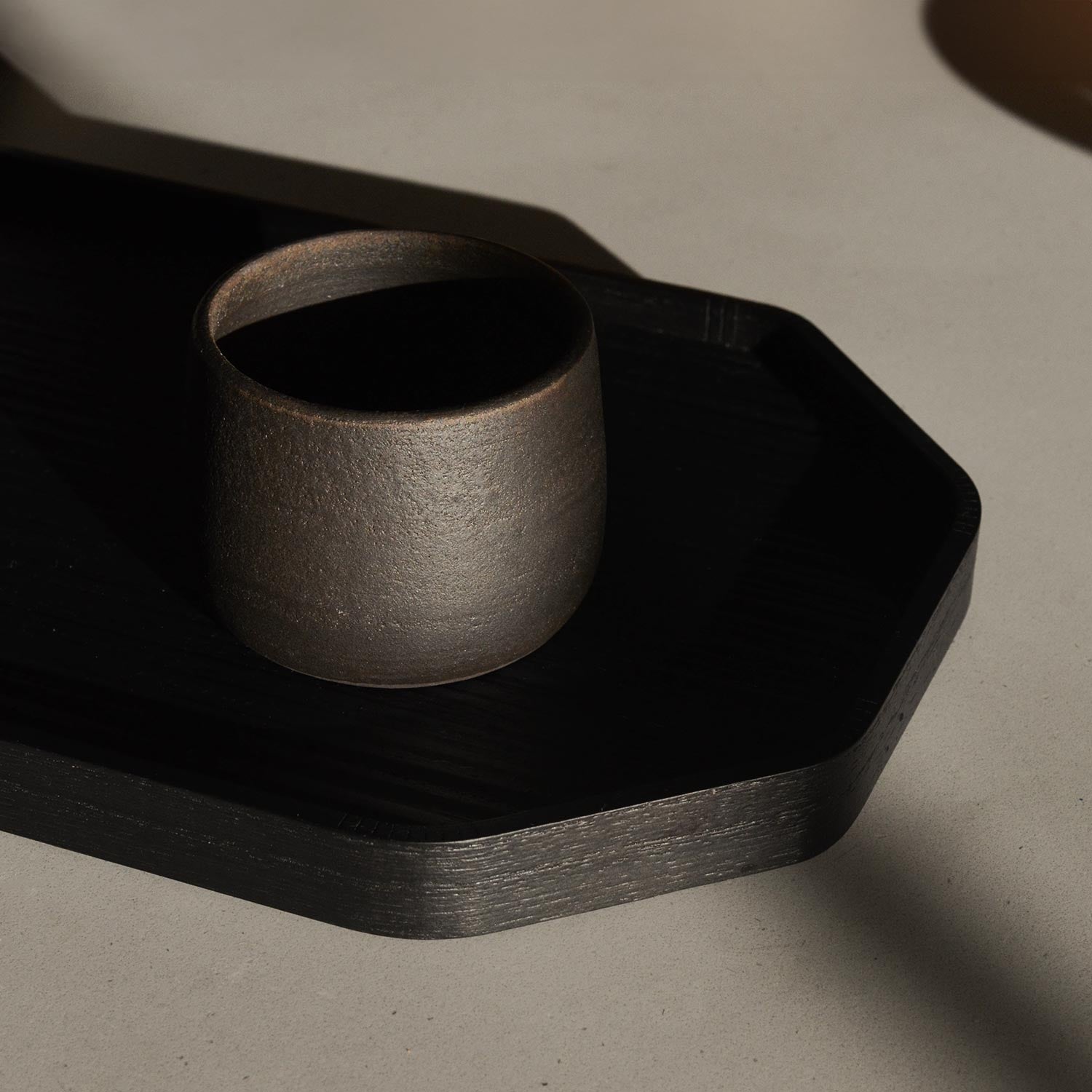 Versatile Black Clay Ceramic Cup Secondary image