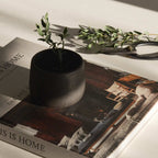 Versatile Black Clay Ceramic Cup