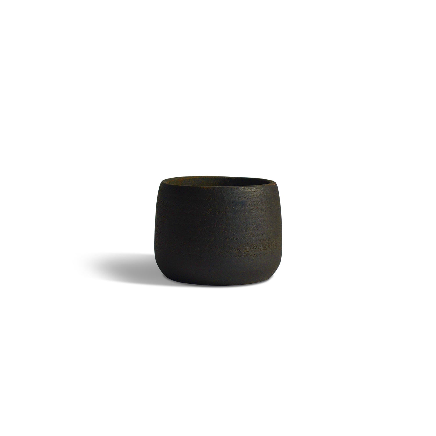 Versatile Black Clay Ceramic Cup