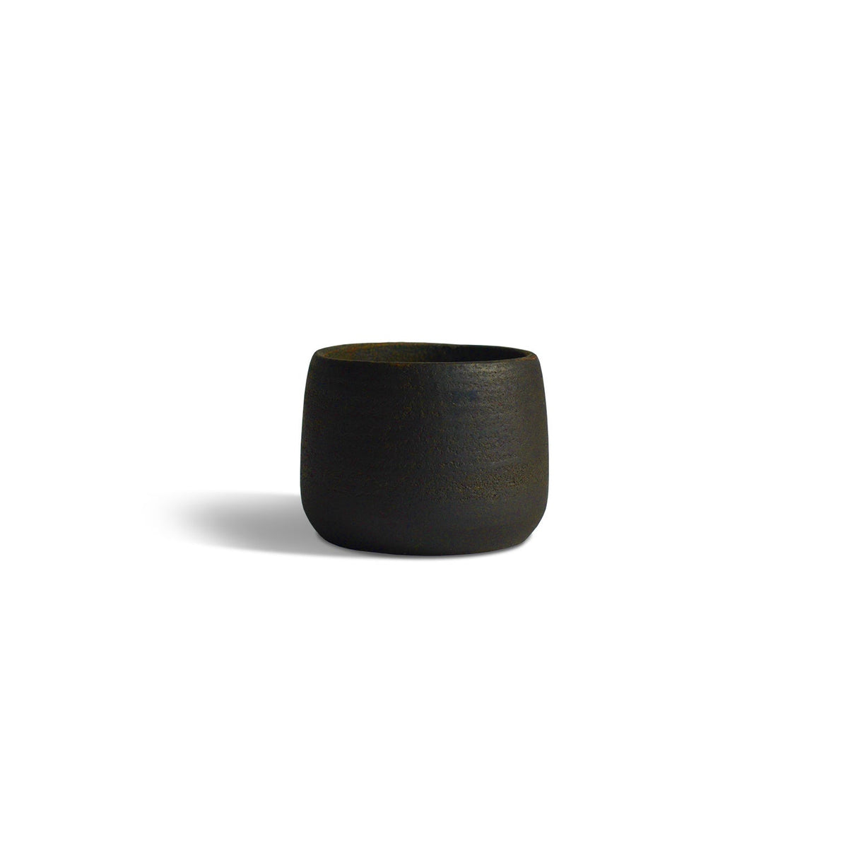 Versatile Black Clay Ceramic Cup