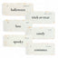 Vintage-Inspired Halloween Flashcards | Set of 6