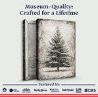 Vintage Pine Tree Christmas Wall Art III