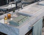 Waffle Turkish Towel Pistachio Bath&Hand Towel(Set)