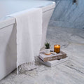 Waffle Turkish Towel White Hand Towel