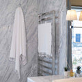 Waffle Turkish Towel White Bath&Hand Towel(Set)