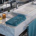 Waffle Turkish Towel Teal Bath&Hand Towel(Set)