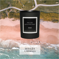 Mini Matte Black Candle Wailea