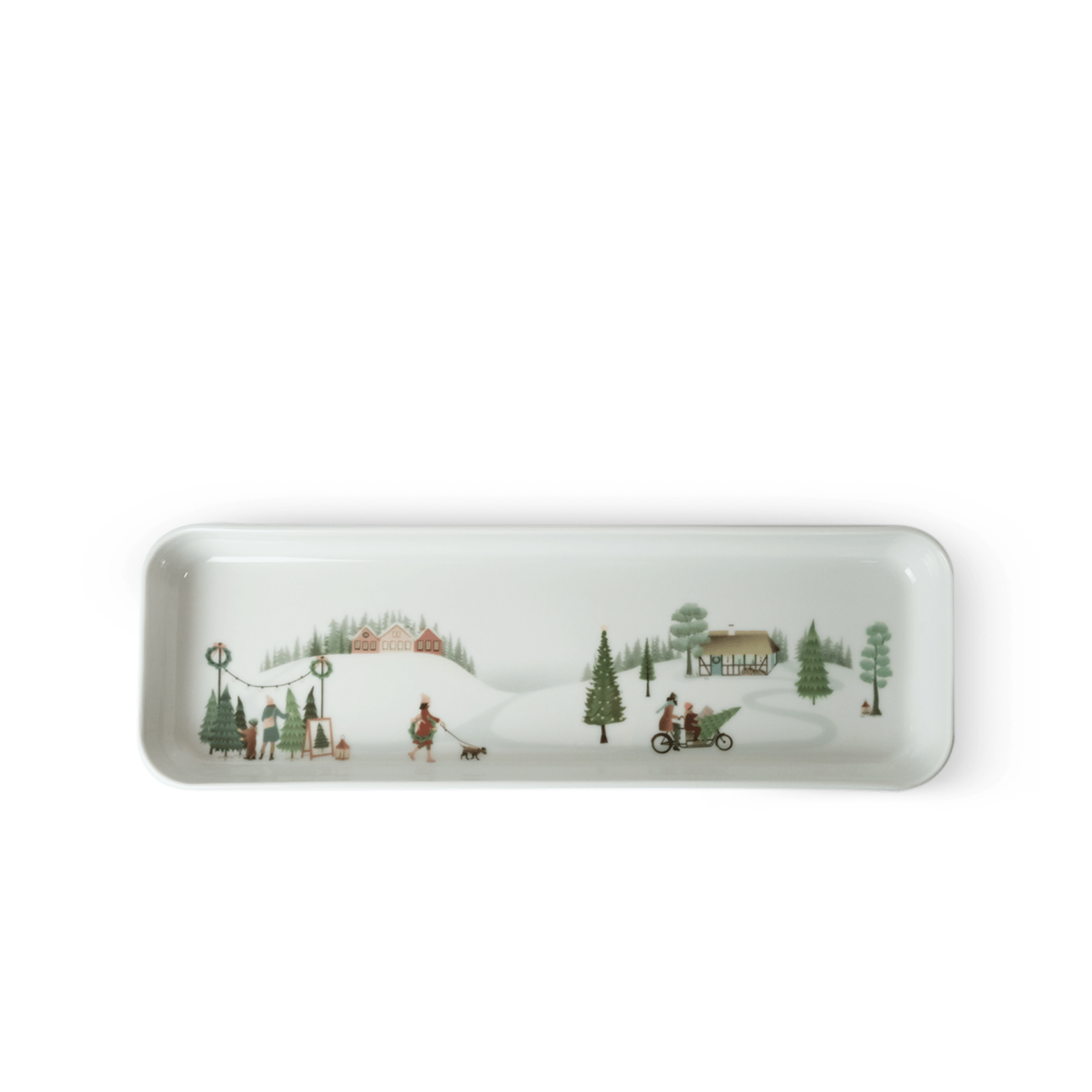 Winter Decor Plisse Tapas 14 x 4.5" Secondary image