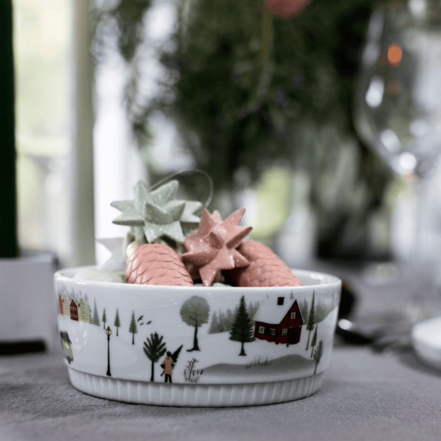 Winter Decor Toulouse Bowl 5.5", Set of 4