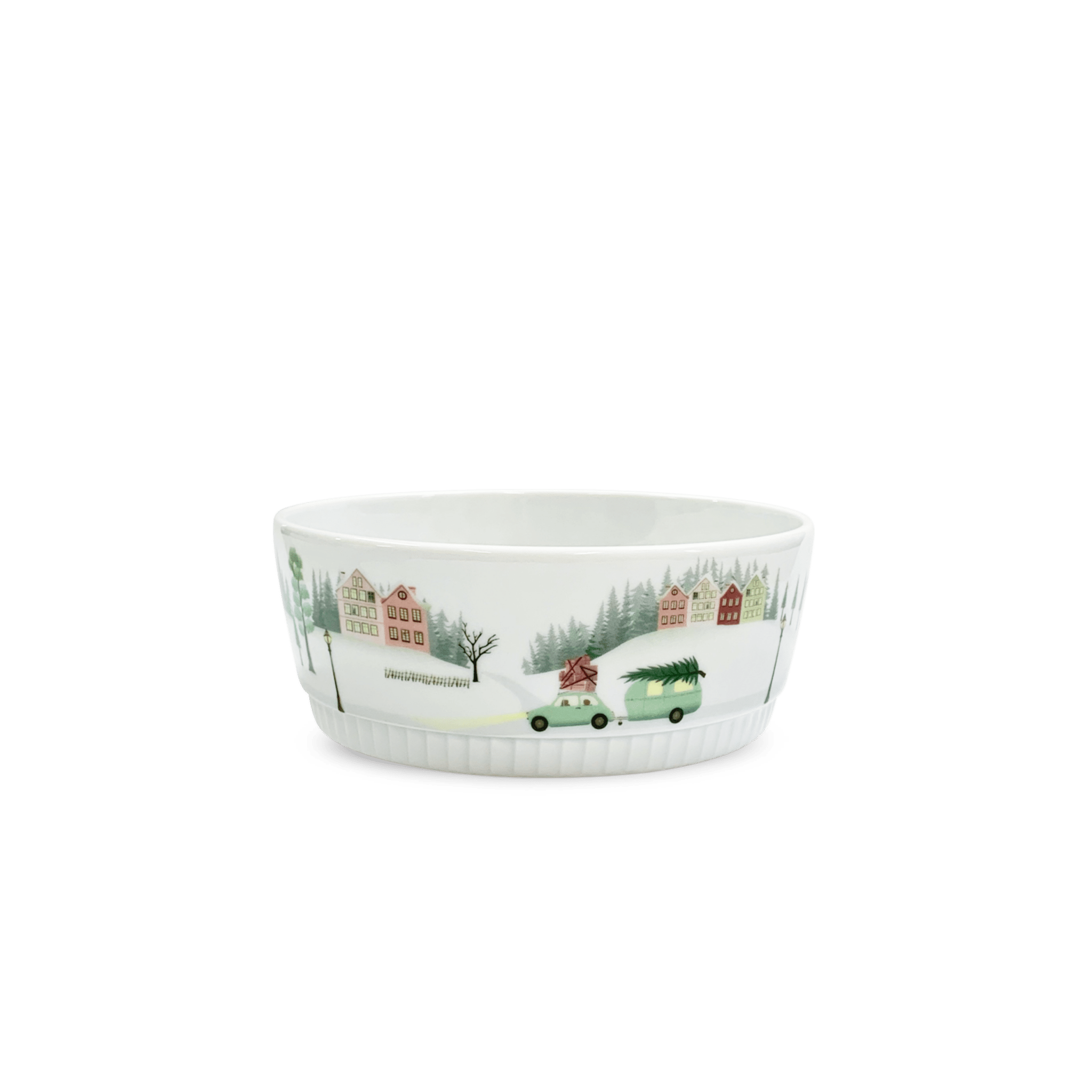 Winter Decor Toulouse Bowl 5.5", Set of 4 5.5" diam x 2" H - 16 oz - Set of 4