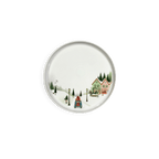 Winter Decor Toulouse Plate 7.75", Set of 4 7.75" diam x 0.5" H - Set of 4
