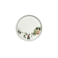 Winter Decor Toulouse Plate 7.75", Set of 4 7.75" diam x 0.5" H - Set of 4