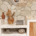 Woven Rattan Cube Storage Baskets