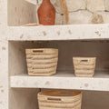 Woven Rattan Cube Storage Baskets