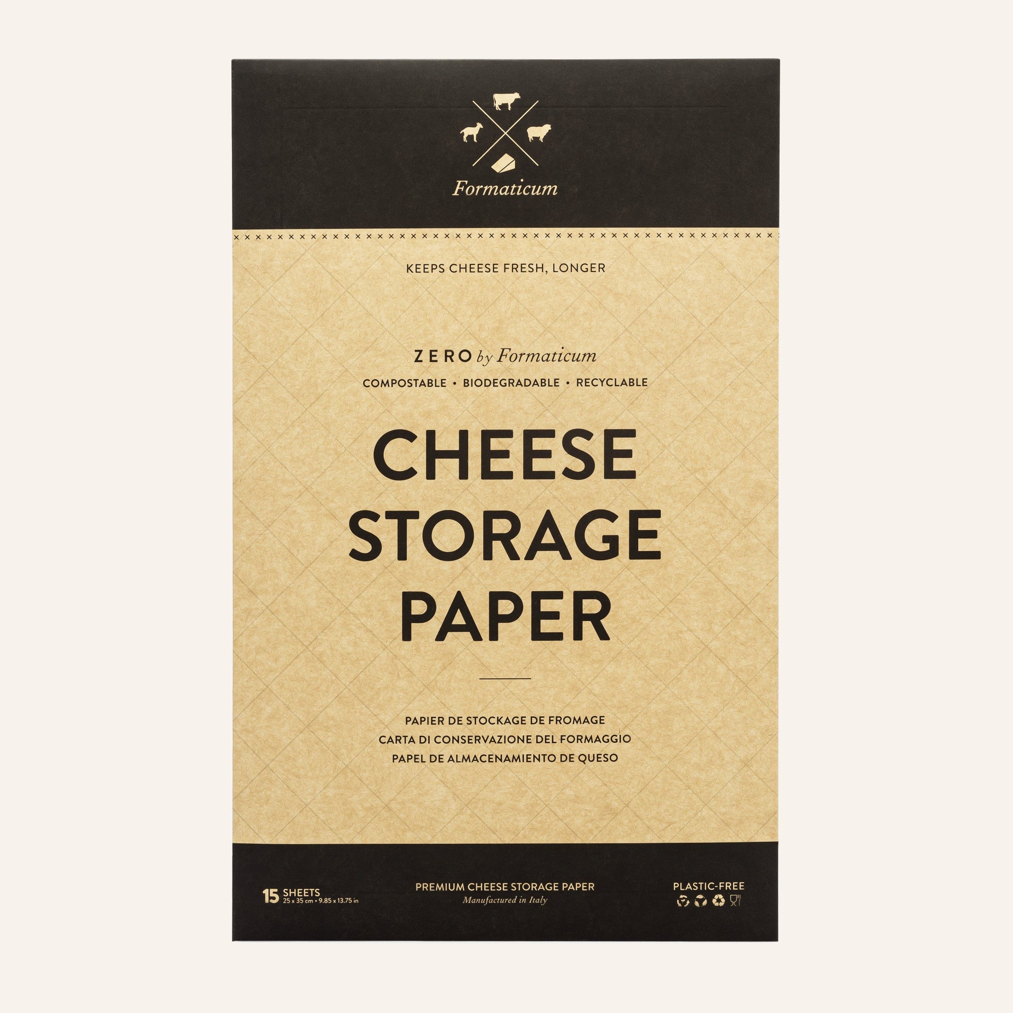 Zero Cheese Storage Paper